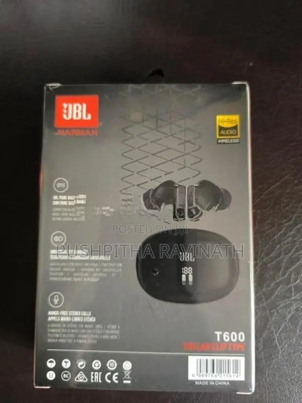 JBL T600 True Wireless Earbuds With 03 Months