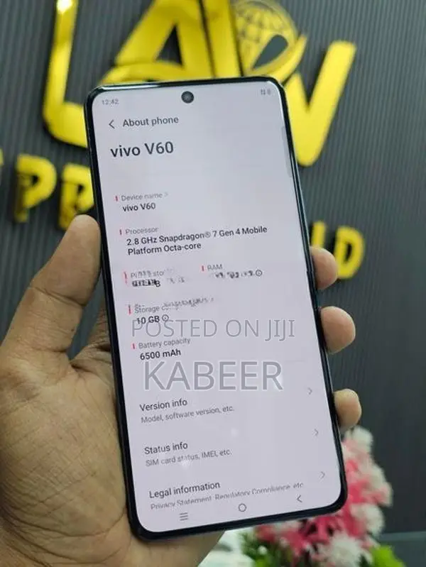 Vivo V60 8GB 128GB (Used)