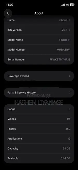 Apple iPhone 11 (Used)
