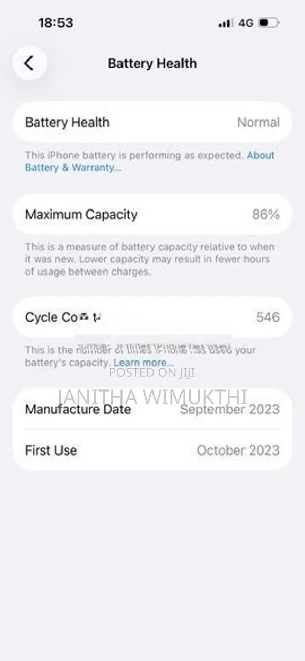 Apple iPhone 15 (Used)