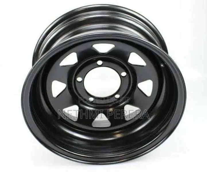 Daihatsu iron wheels and rim cups 14 for Car