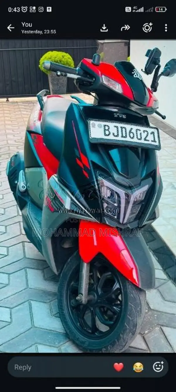 TVS Ntorq 2023 Motorbike (Used)