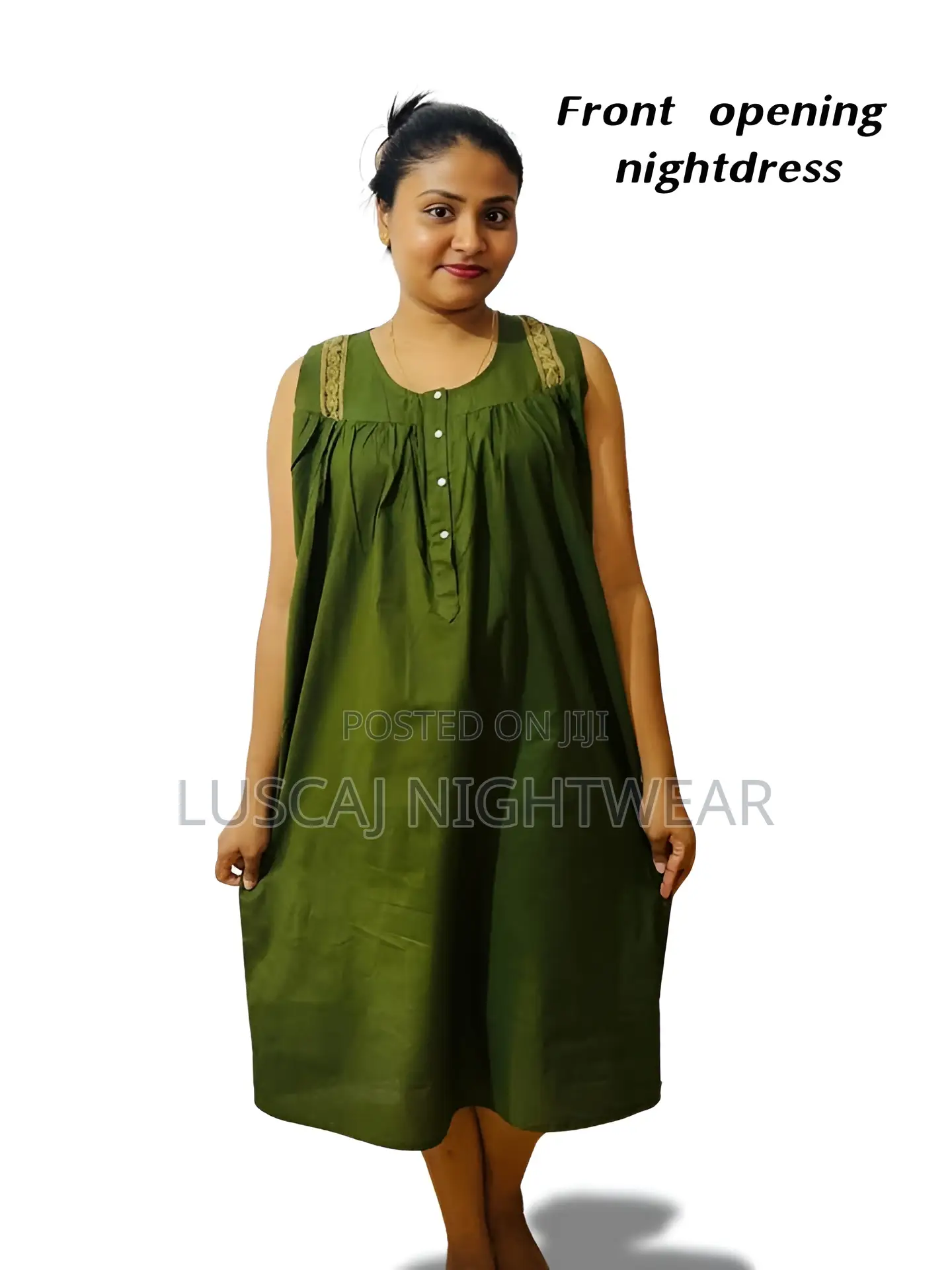 NEW Front-Open Night Dress