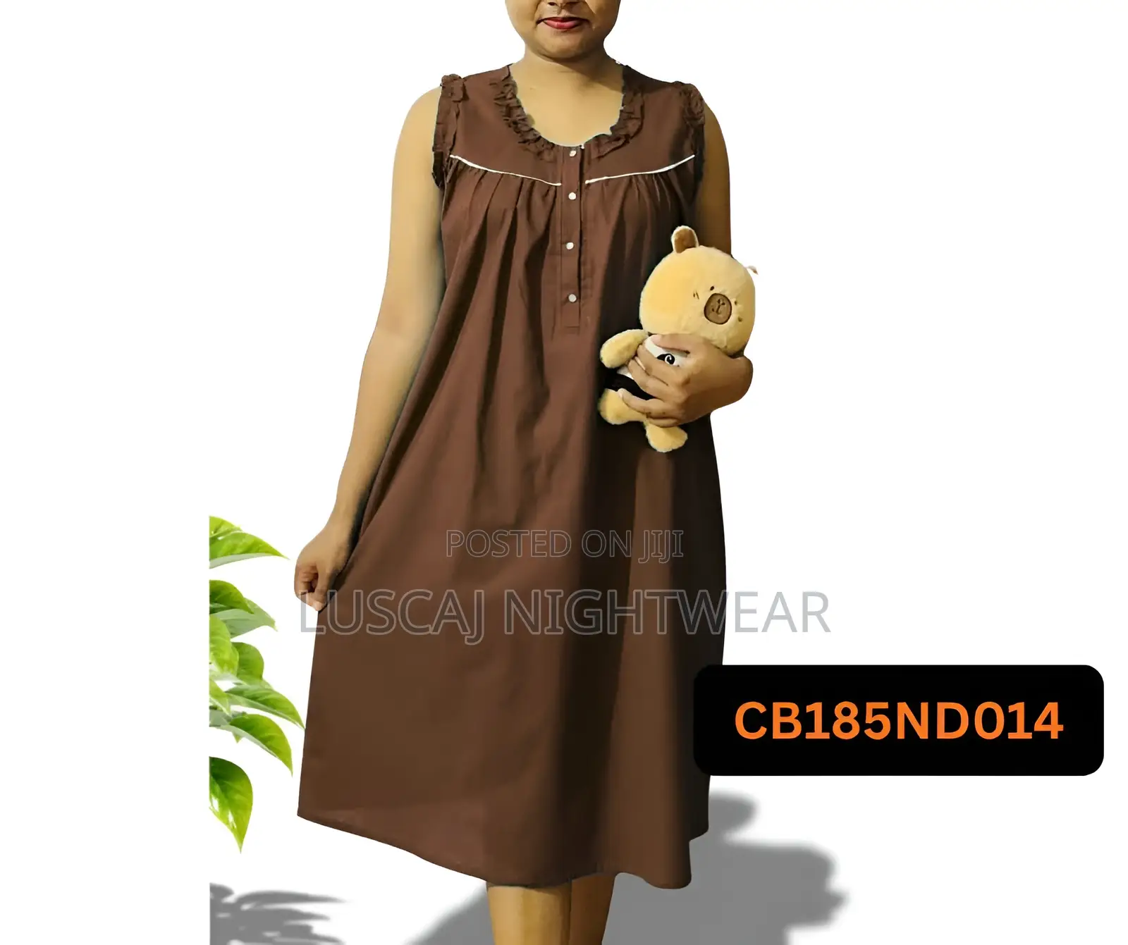 NEW Front-Open Night Dress
