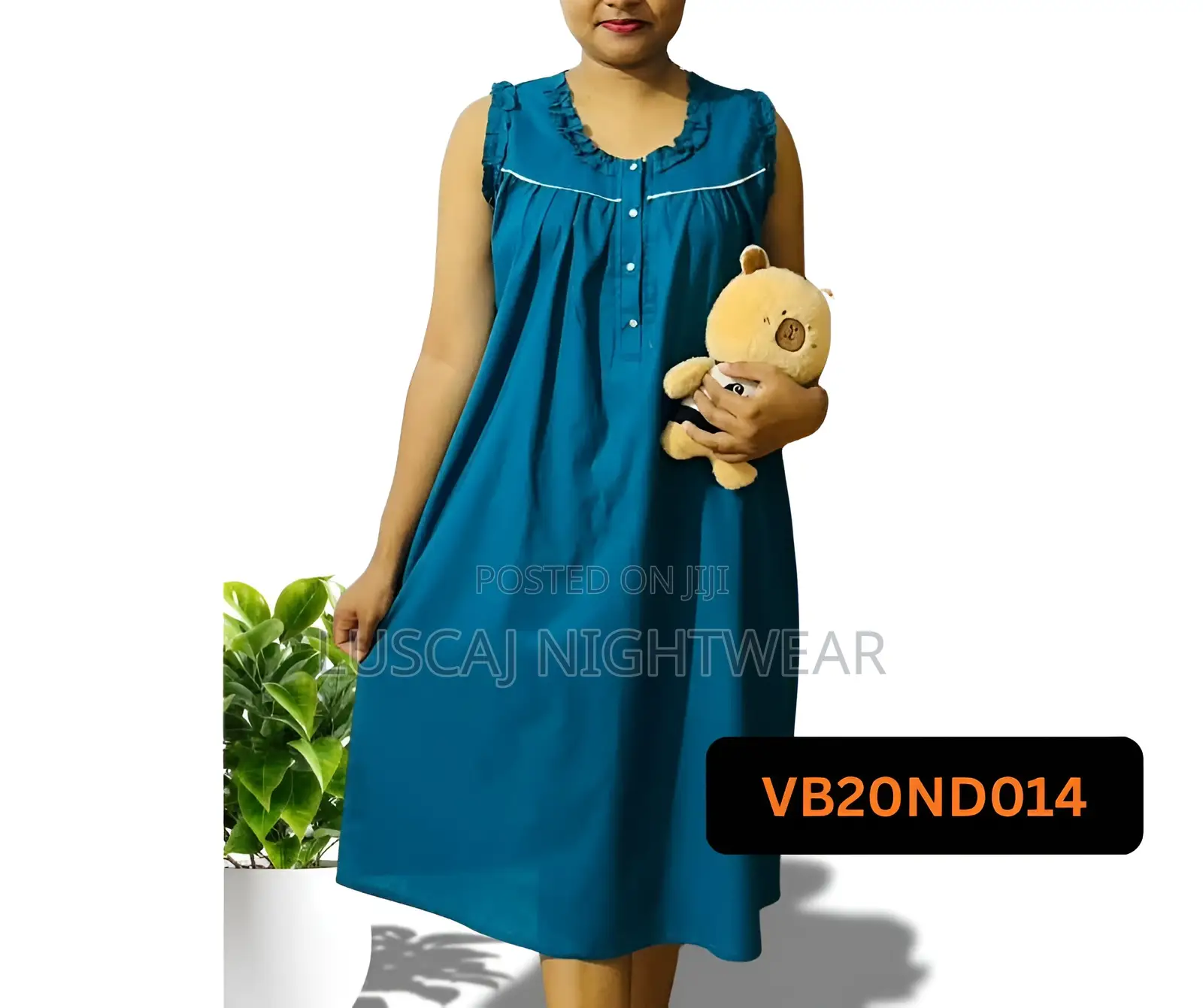 NEW Front-Open Night Dress