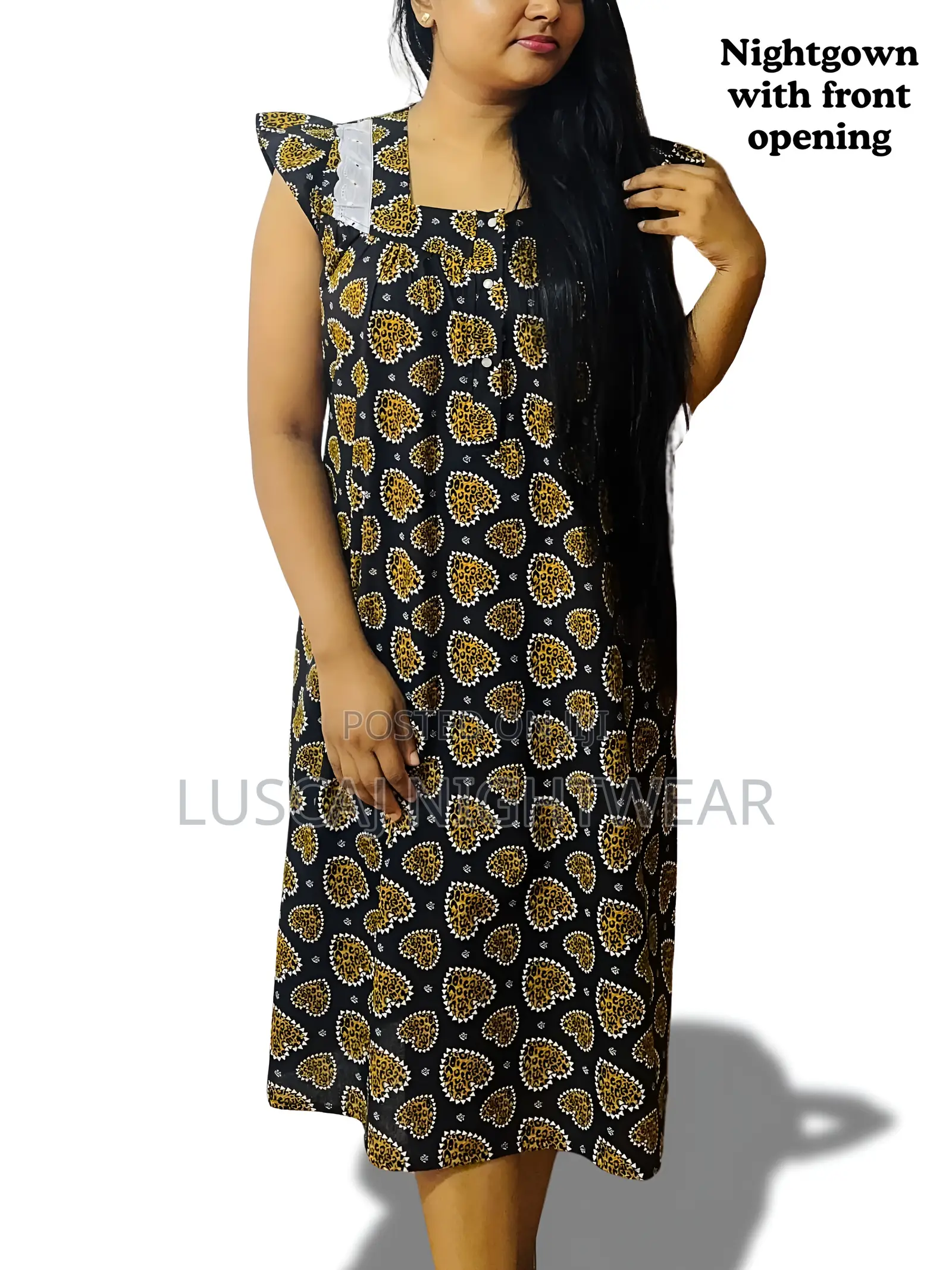 NEW Front-Open Night Dress
