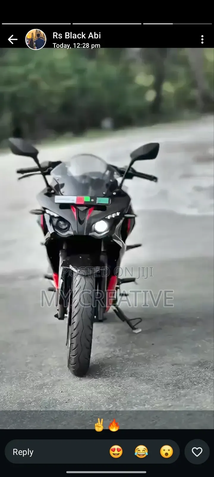 New Bajaj Pulsar RS200 2026 Black