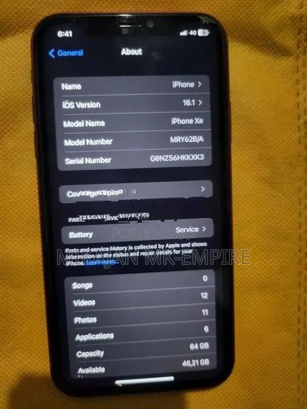 Apple iPhone XR (Used)