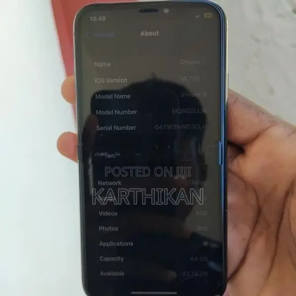 Apple iPhone X Black (Used)