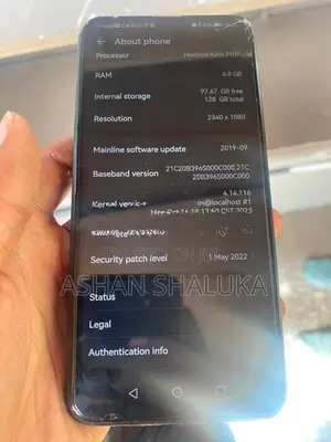 Huawei Y9 Prime 2019 (Used)
