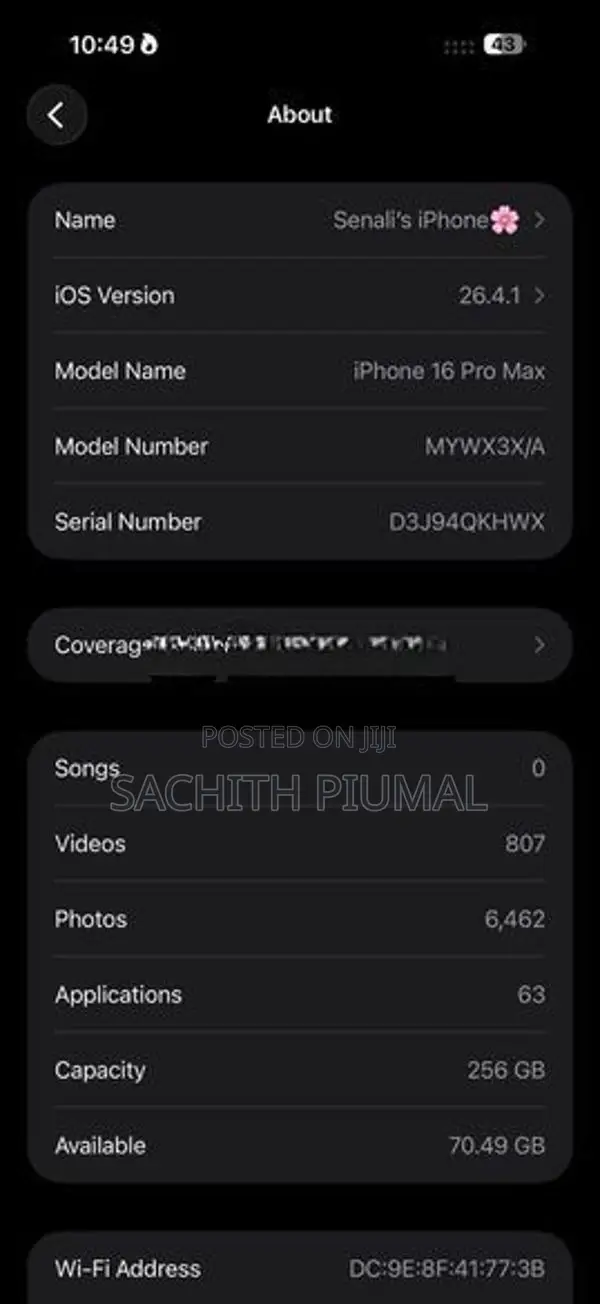 Apple iPhone 16 Pro Max (Used)