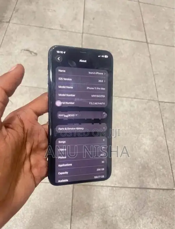 Apple iPhone 11 Pro Max 256GB (Used)
