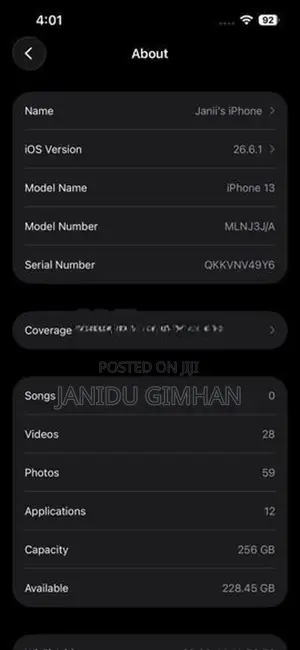 Apple iPhone 13 256GB (Used)