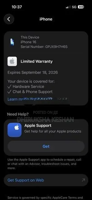 Apple iPhone 16 (Used)
