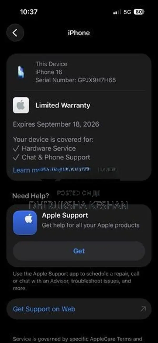 Apple iPhone 16 (Used)