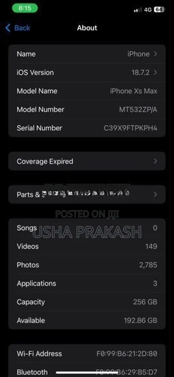 Apple iPhone XS Max (Used)