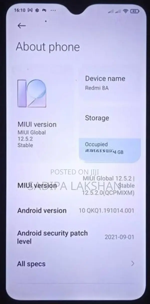 Xiaomi Redmi 8A (Used)