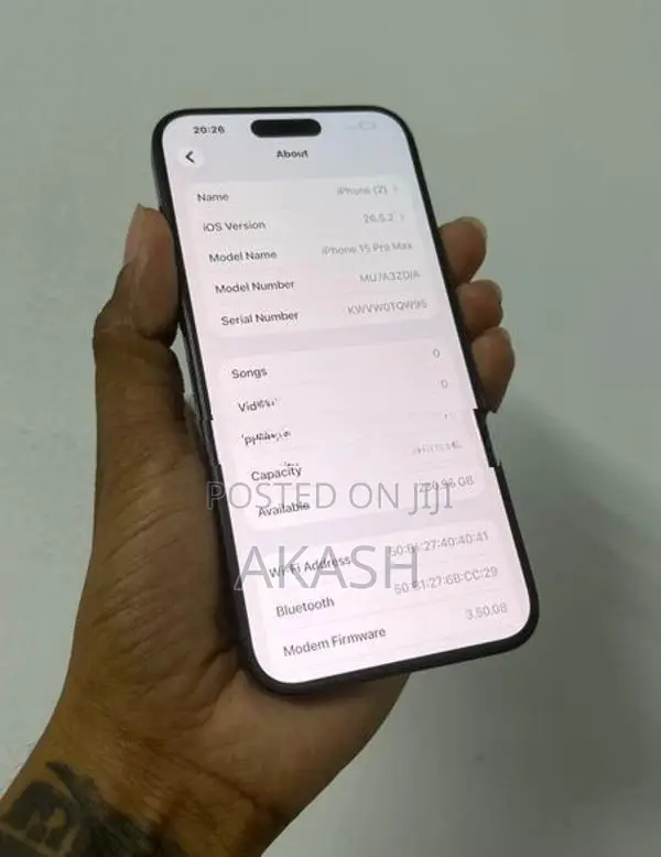 Apple iPhone 15 Pro Max 256GB (Used)