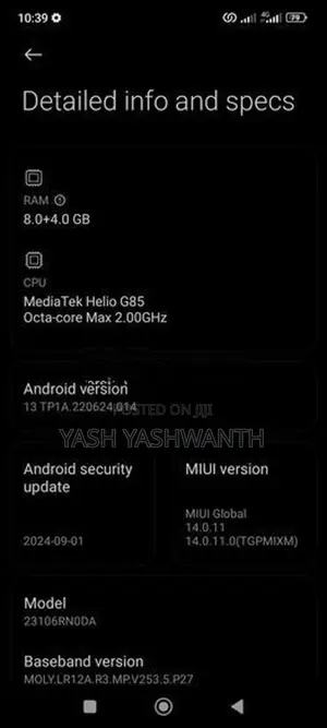 Xiaomi Redmi 13C Black (Used)