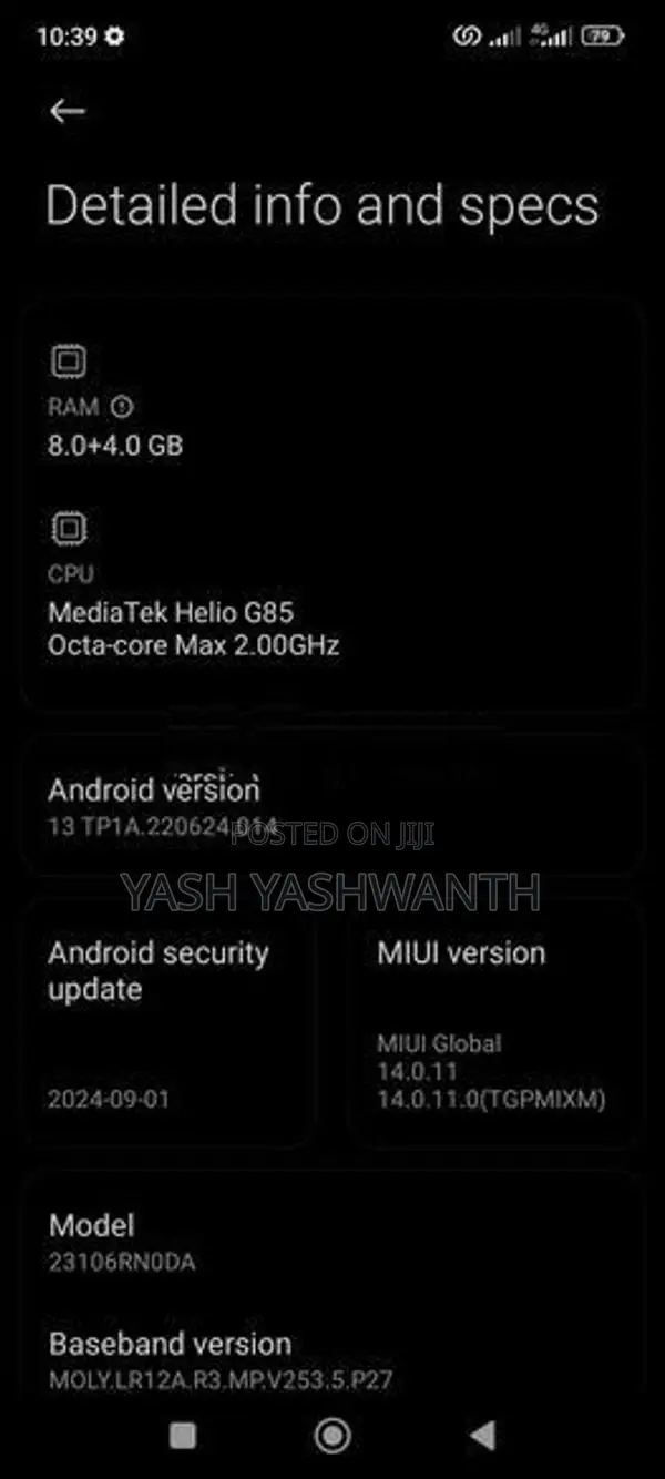 Xiaomi Redmi 13C Black (Used)