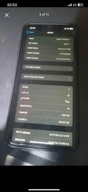 Apple iPhone XS Max (Used)