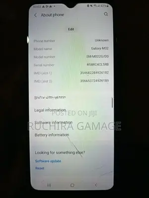 Samsung Galaxy M02 (Used)