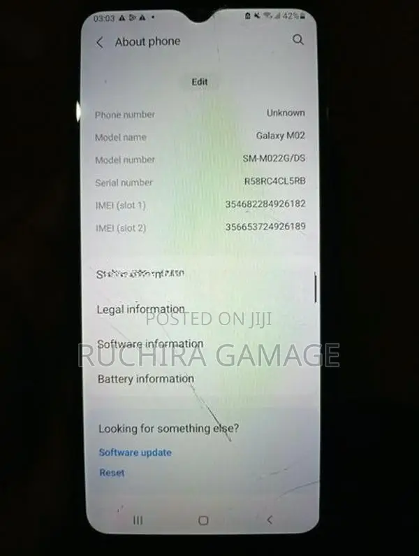 Samsung Galaxy M02 (Used)