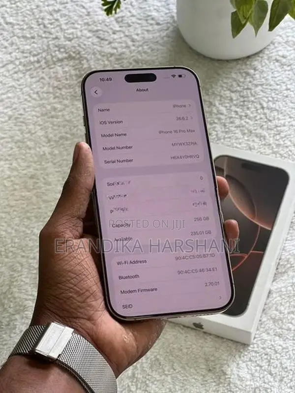 Apple iPhone 16 Pro Max 256GB (Used)