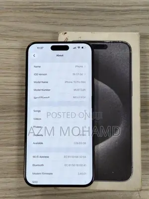 Apple iPhone 15 Pro Max (Used)