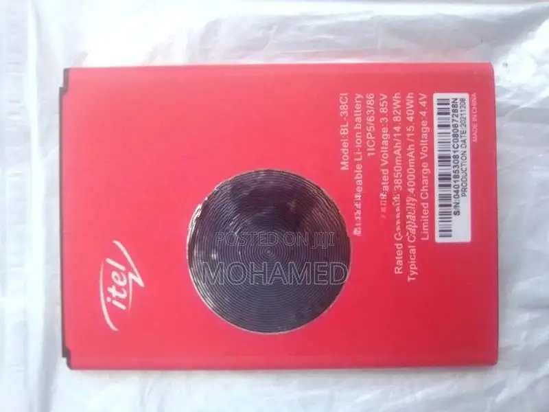 Brand New Itel BL-38CI Battery For A58, A58 Pro, A49, A05S