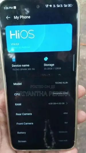 Tecno 5G (Used)