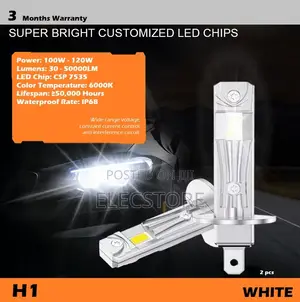 H1 LED Headlight CANBUS 30000LM Super Bright Car Powerful Bulb White