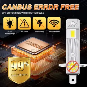 H1 LED Headlight CANBUS 30000LM Super Bright Car Powerful Bulb White