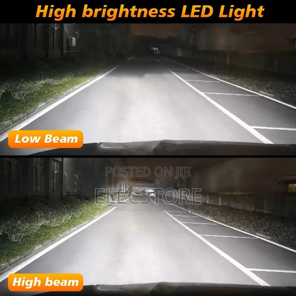 2Pcs New H4/Hb2 LED Car Headlight Bulbs High/Low Beam White 12V