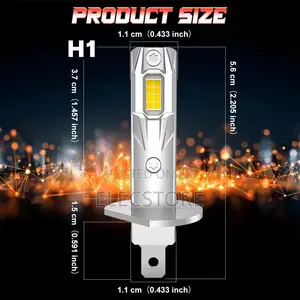 H1 Mini Canbus LED Headlight Bulbs 100W 24000LM Fog Lamps White