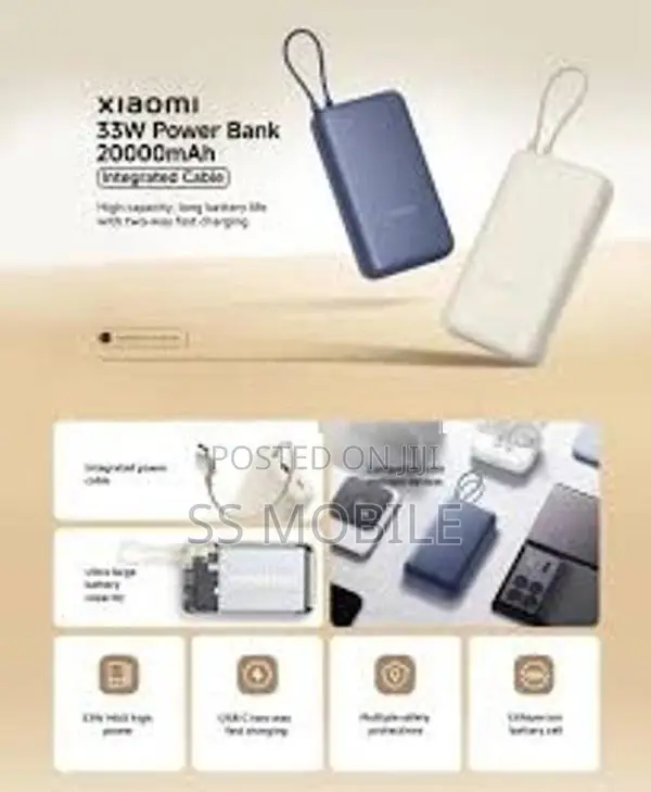 Xiaomi MI Genuine 33W Power Bank 20000mAh