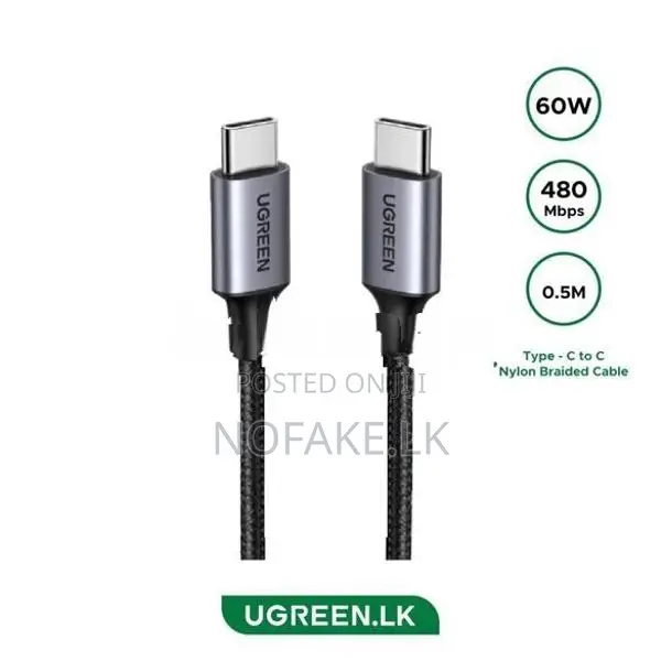 UGreen 60W Mfi Certified C to type Cable 1M
