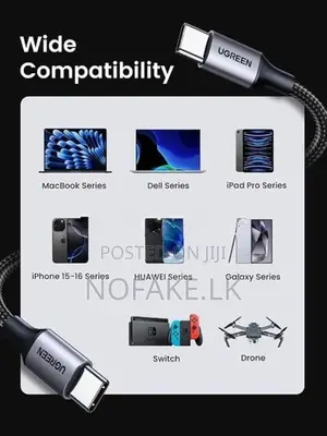UGreen 60W Mfi Certified C to type Cable 1M