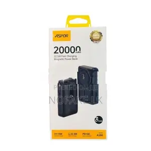 Aspor 22.5W 20000mAh magnetic Wireless Power Bank