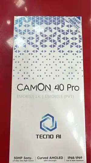Tecno Camon 40 Pro 8|256GB (Brand New)