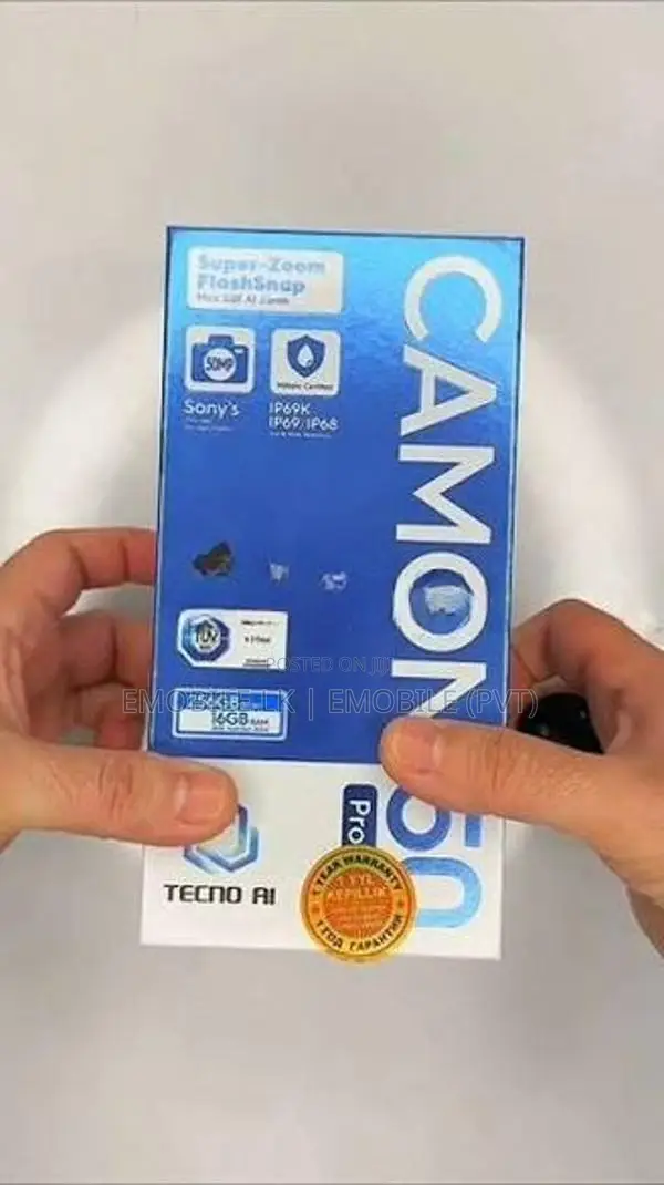 Tecno Camon 50 Pro 8|256GB (Brand New)
