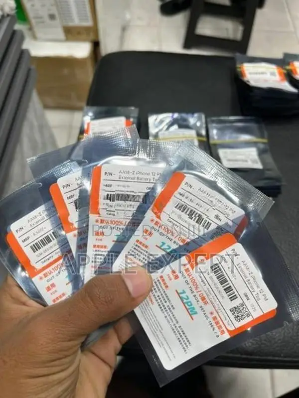 I phone 12 pro max External battery tag