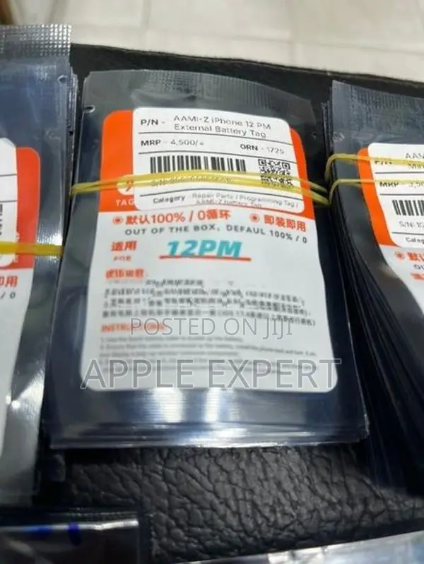 I phone 12 pro max External battery tag