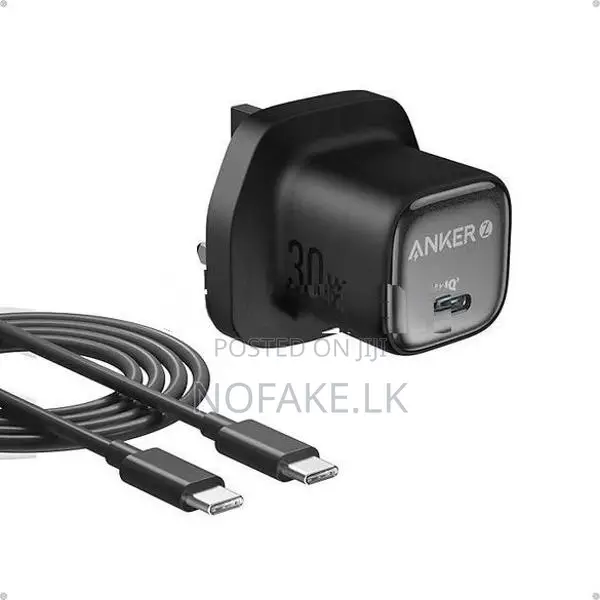 Anker 30W Zolo Adapter with type-C to C Cable 3.0 PD Charger