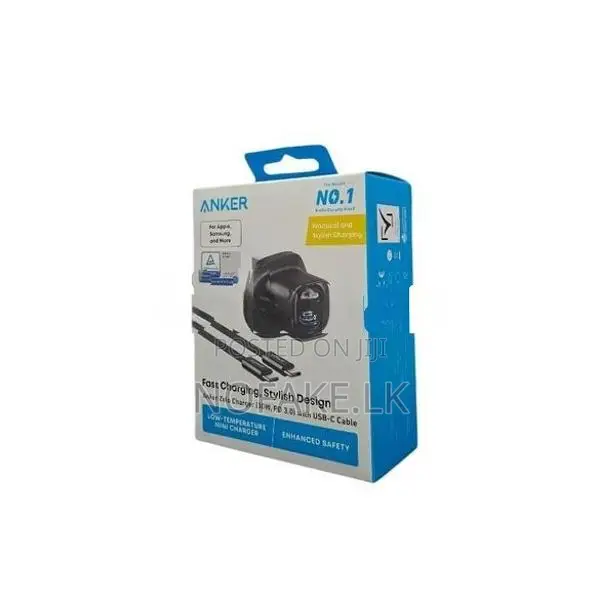Anker 30W Zolo Adapter with type-C to C Cable 3.0 PD Charger
