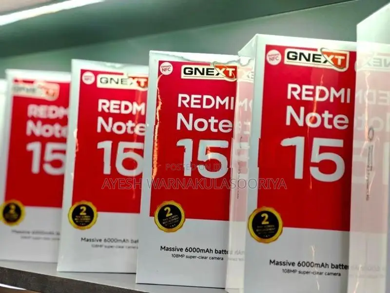 Xiaomi Redmi Note 15 8GB / 256GB (Brand New)