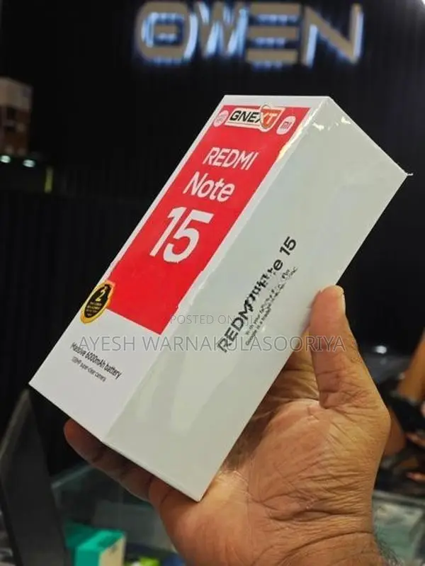 Xiaomi Redmi Note 15 8GB / 256GB (Brand New)
