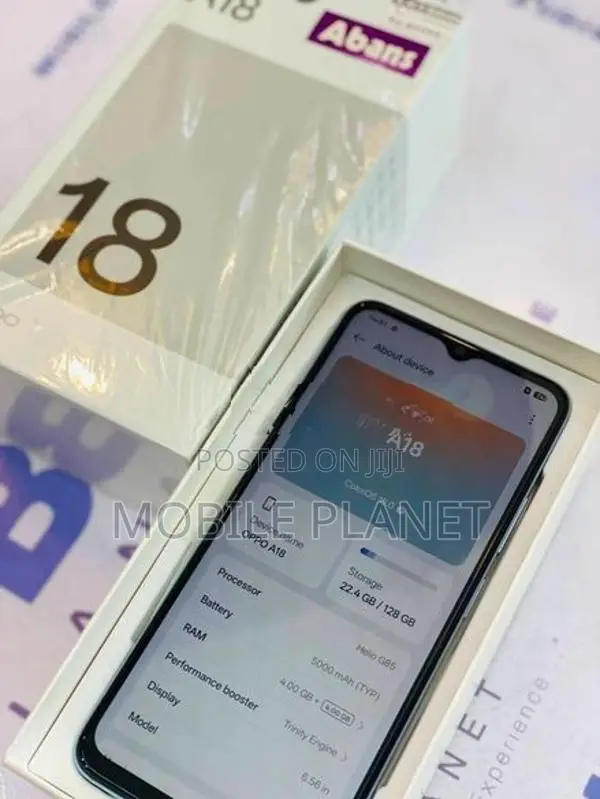 Oppo A18 4GB 128GB (Used)