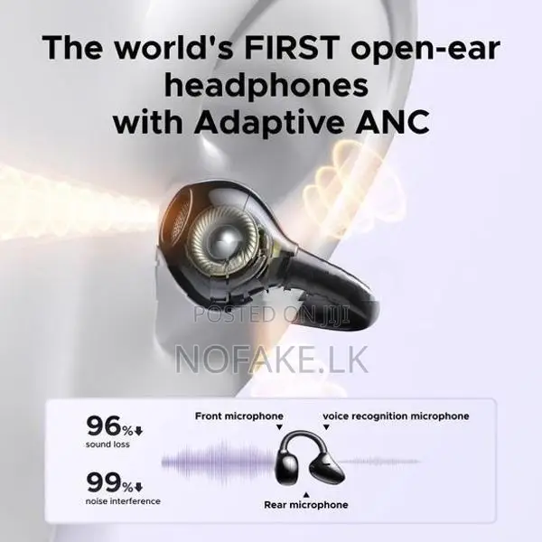 UGreen ClipBuds Pro Open-Ear ANC Wireless Earbuds