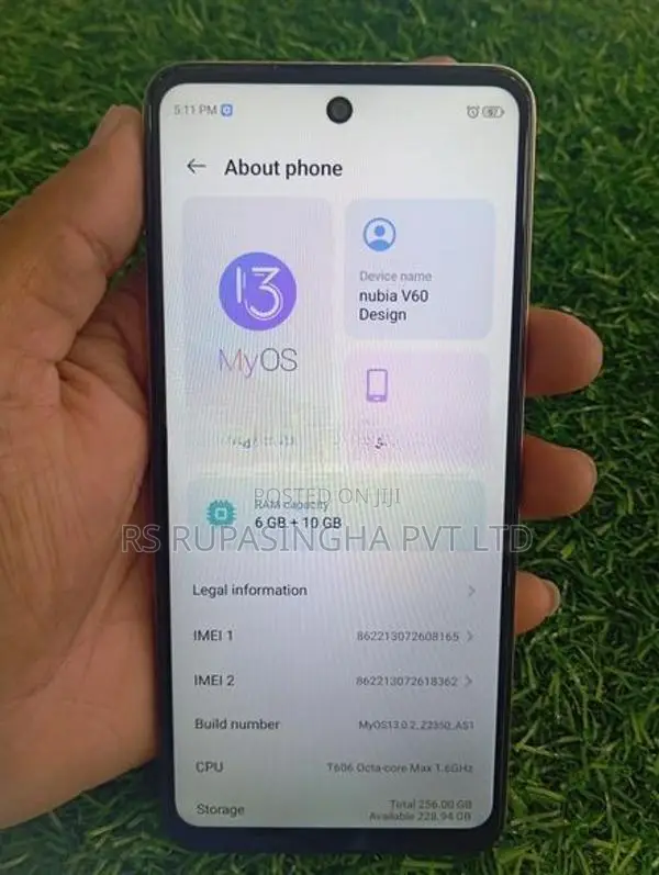 ZTE Nubia V60 256GB (Used)